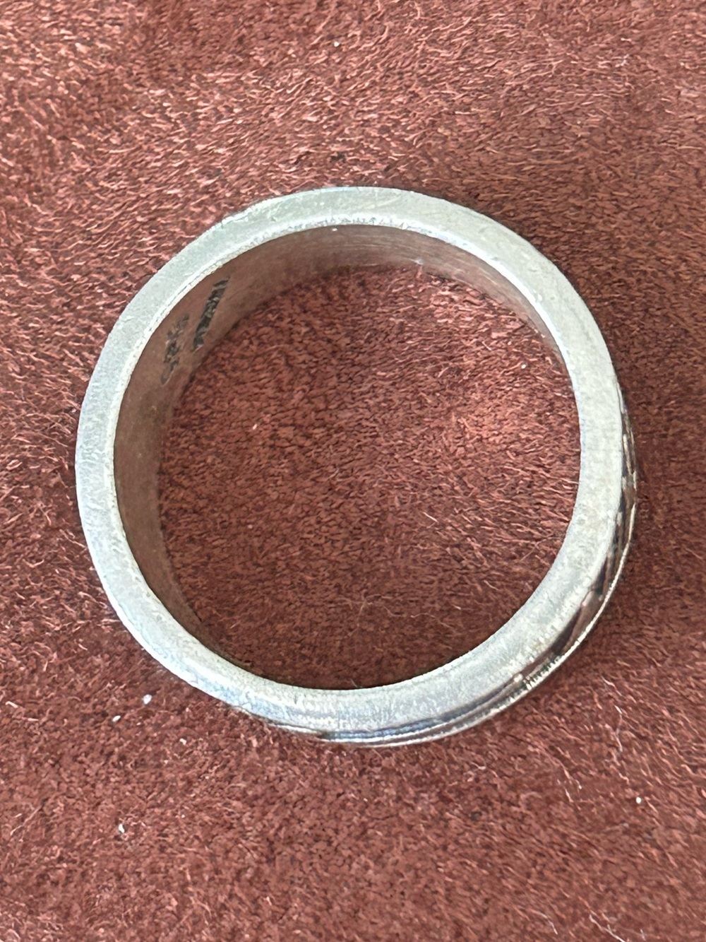 Rare Vintage 9g Sterling Silver Nike Logo Ring - Size 8 - Made in Mexico - Picture 10 of 11
